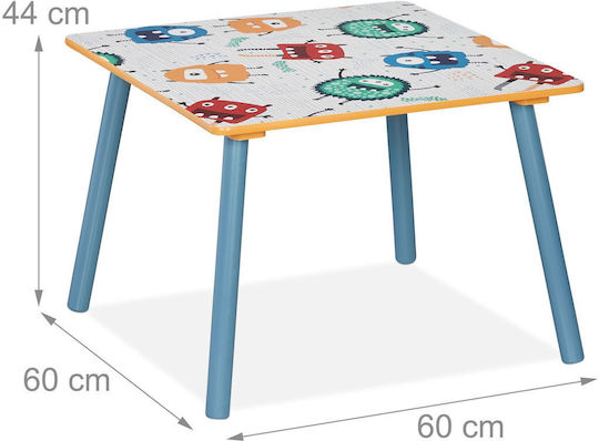Set Masă Pentru Copii cu Scaune Multicolore Relaxdays