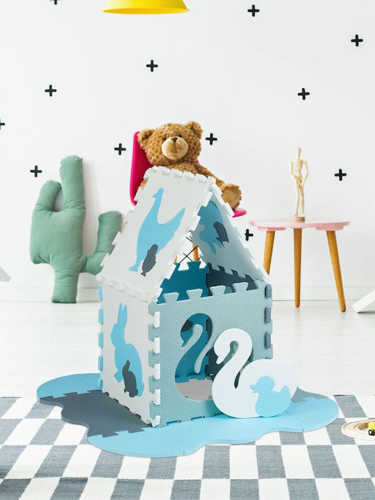 Relaxdays Puzzle De Podea Interactiv Cu Animăluțe