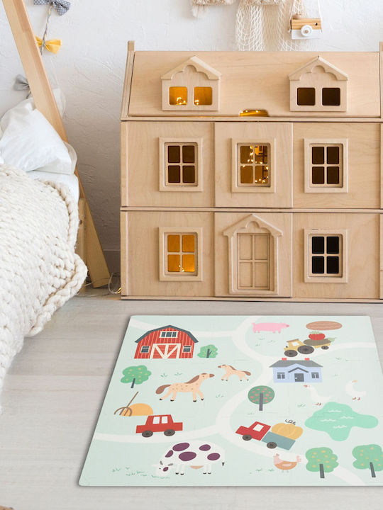 Relaxdays Interaktives Kinder-Bodenpuzzle 9 Teile