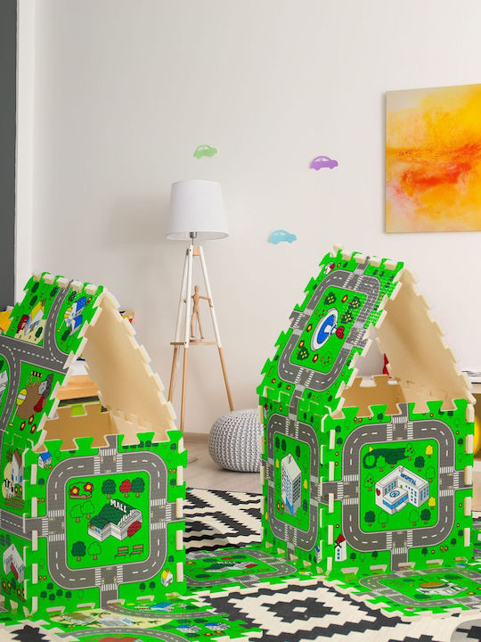 Relaxdays Interactive Kids Floor Puzzle 18 Pieces