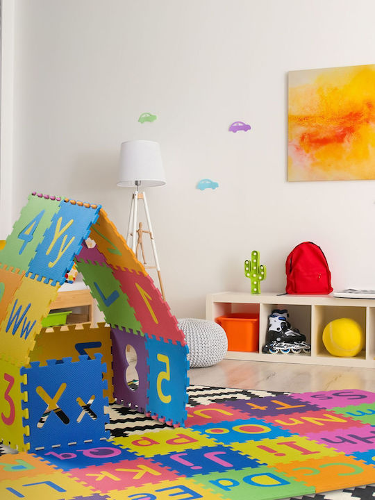 Relaxdays Relaxdays Pädagogisches Kinder-Bodenpuzzle mit Zahlen 36 Teile
