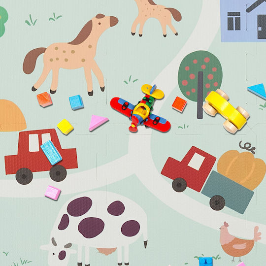 Relaxdays Puzzle De Podea Interactiv 9 Piese