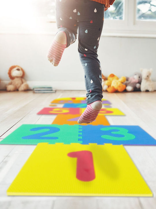 Relaxdays Puzzle De Podea Educațional Pentru Copii Design 11 Piese