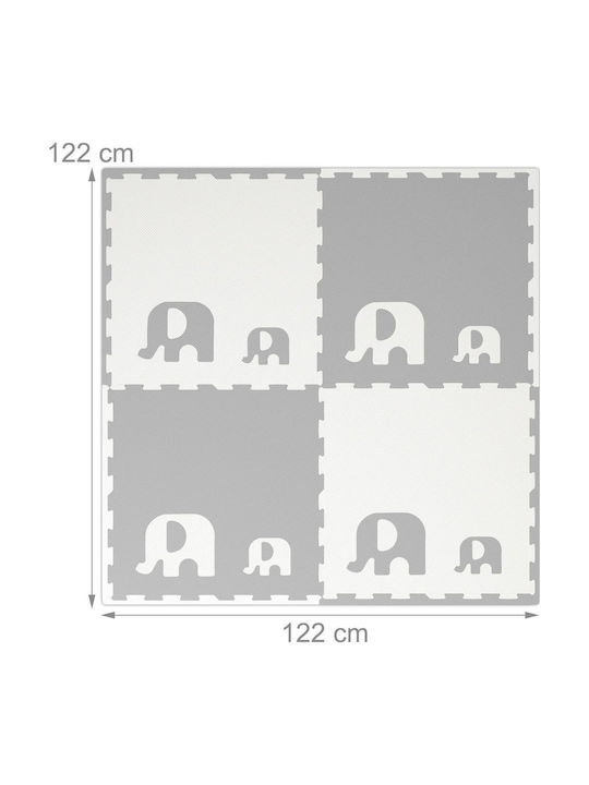 Relaxdays Interactive Kids Floor Puzzle