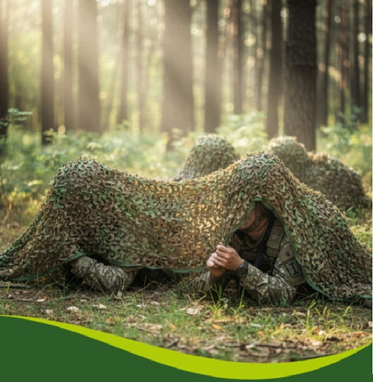 Plasă De Camuflaj Verde 3x6m