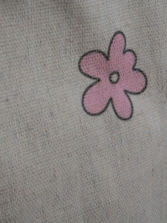 Kinder Wäschekorb Klappbar Aus Stoff Beige 35x45cm