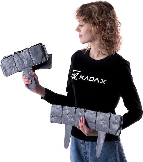 Kadax Пластмасова Градински Жив Плет в Сив Цвят 10 Бройки