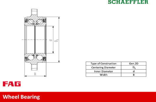Fag Wheel Bearing Set 713 6170 70