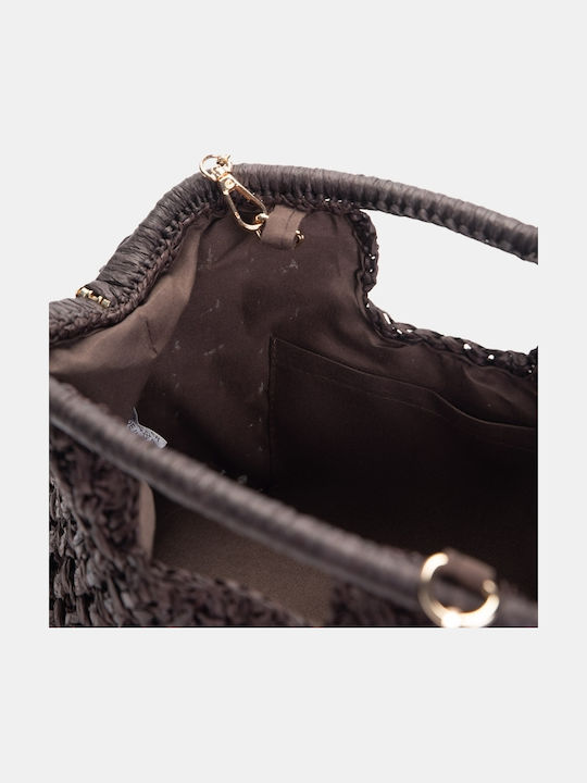 Straw Women's Handbag Brown