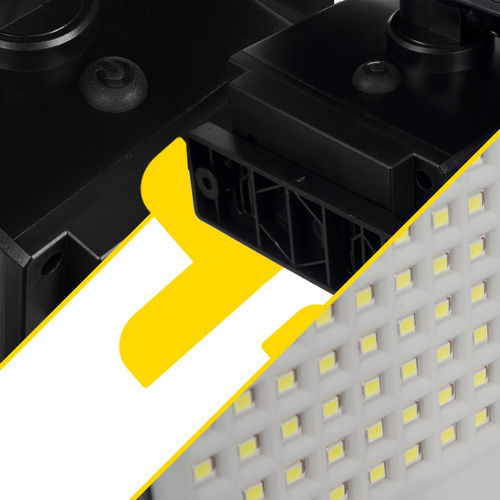Lampa Solară de Perete 5W 500lm cu Senzor de Mișcare și Telecomandă IP65 26.5x12x12cm