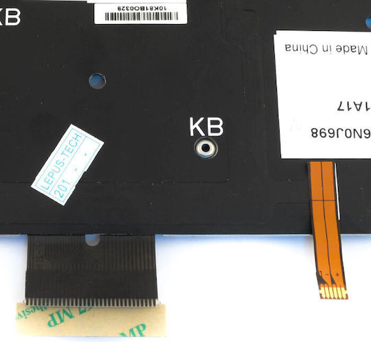 Tastatură Laptop Dell Xps 15z Argintie Retroiluminată Layout Engleză (UK)