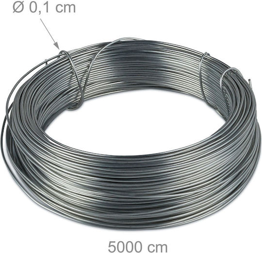 Relaxdays 2x Set 1mm Tying Wire