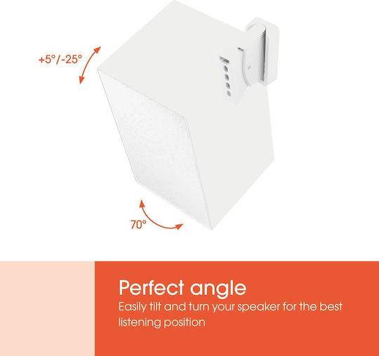 Vogel's Speaker Wall Mount Swm 3021 (Piece) in White Color