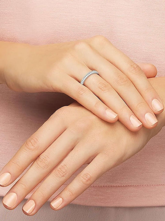 Swarovski Γυναικείο Δαχτυλίδι Βεράκι Επιχρυσωμένο