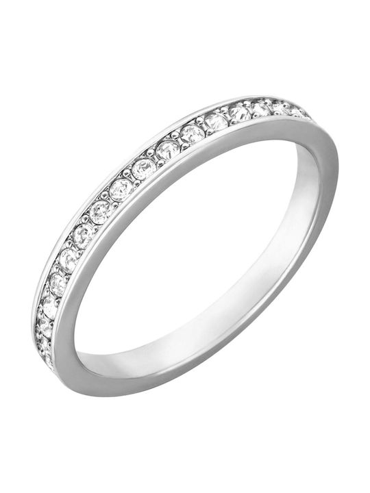 Swarovski Inel Verighetă Pentru Femei cu Pietre Placat cu Aur