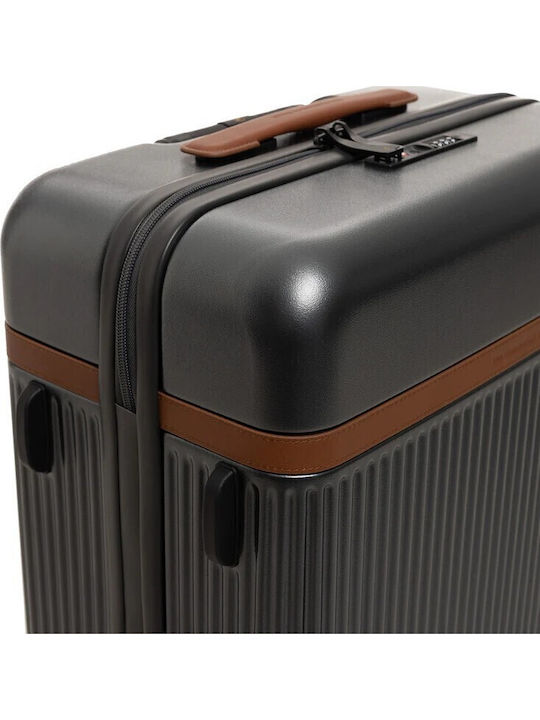 The Chesterfield Brand Medium Hard Suitcase Graphite with 4 Wheels Height 65cm