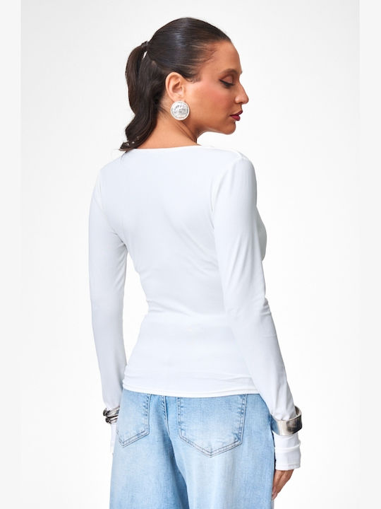 Damen Bluse Weiß