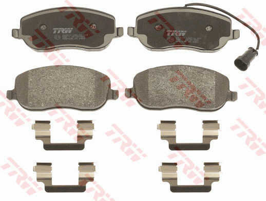 TRW GDB1636 Комплект Спирачни Накладки Дискови Спирачки