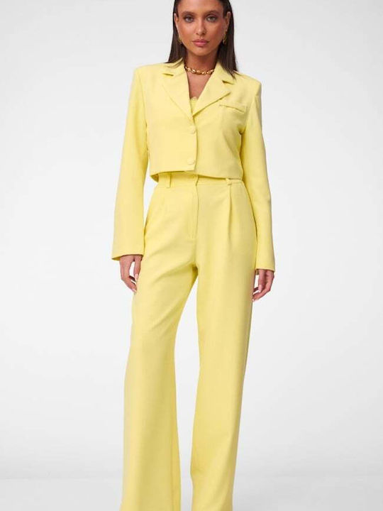 Women's Yellow Set with Trousers