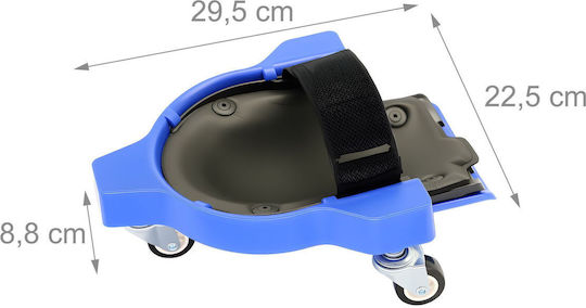 Relaxdays Knee Pads Wheels Blue Black 9x29.5x22 Cm