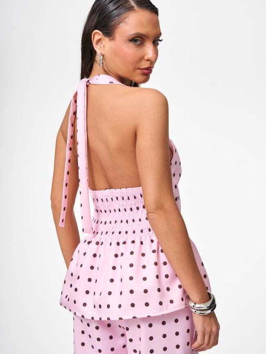 Women's Pink Set with Trousers