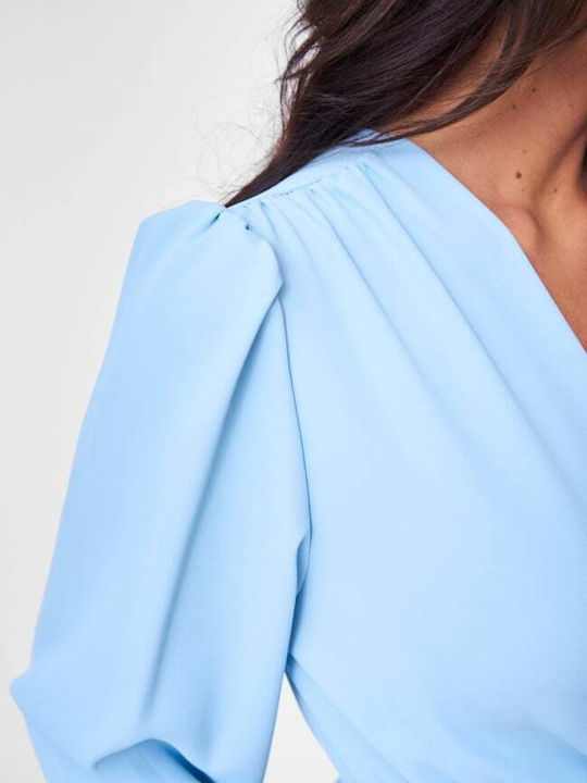 Women's Light Blue Set with Trousers