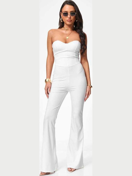 Damen Jumpsuit Weiß