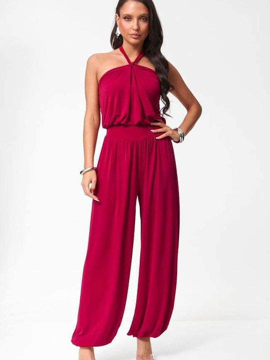 Women's Red One-piece Jumpsuit