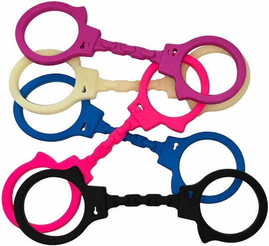Diablo Picante Silicone Handcuffs Fuchsia
