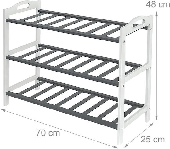 Organizator Pantofi din Bambus 70x25x48cm