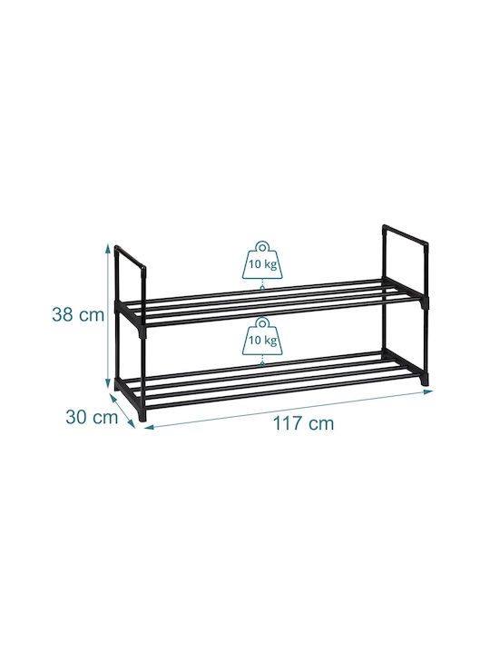 Organizator Pantofi Metalic 117x30x72cm