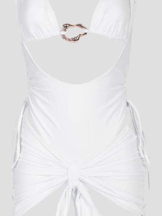 Swimsuit with Openings White