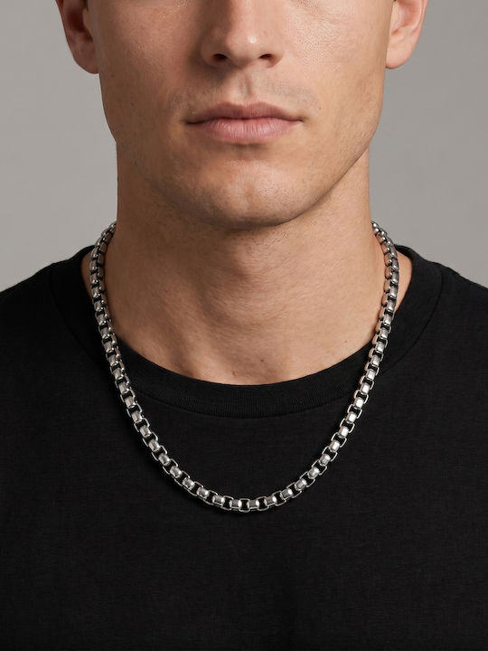Kiriakos Gofas Men's Steel Neck Chain
