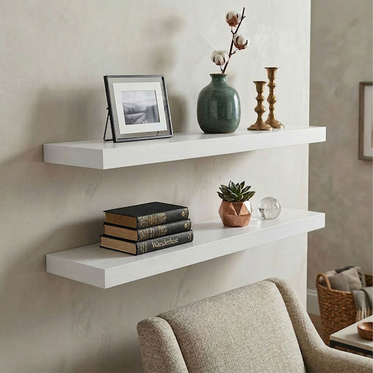 Ράφι White/black 100x23x23εκ.