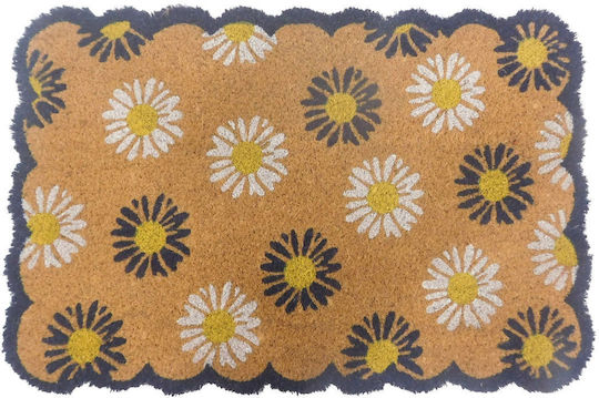 Relaxdays Relaxdays Fußmatte aus Kokosnuss 60x40cm