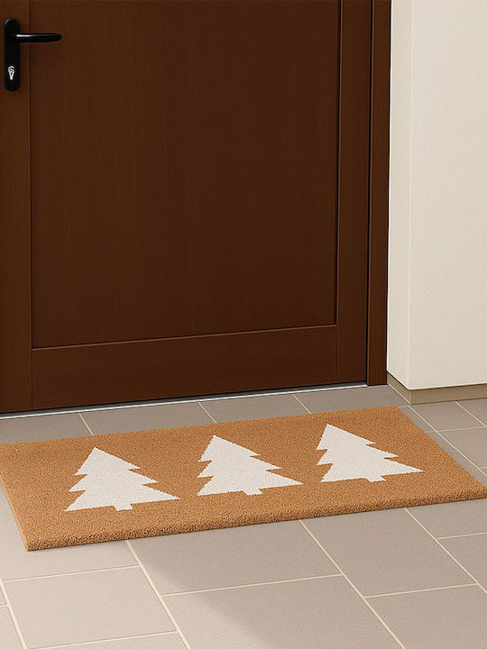 Relaxdays Doormat From Coconut Tree Green x40cm