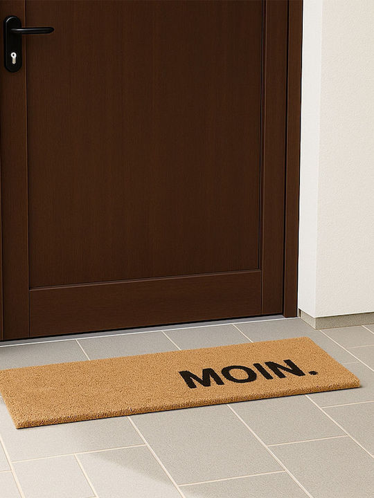 Relaxdays Relaxdays Fußmatte aus Kokosnuss Beige 75cm