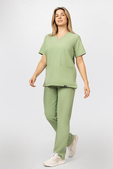 Numascrubs Female Medical Pants Green