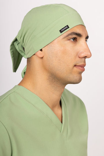 Numascrubs Male Surgical Cap Green