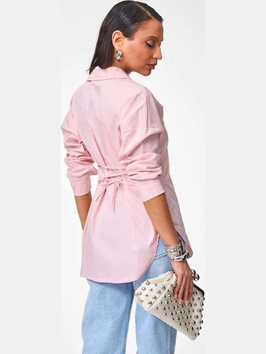 Long Sleeve Women's Shirt Pink
