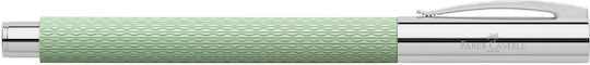 Faber-Castell Ambition Opart Πένα Γραφής Medium Πράσινη με Πράσινο Μελάνι