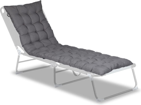 Relaxdays Sonnenbank-Kissen Grau 50x180cm Relaxdays Sonnenbank-Kissen Grau 50x180cm