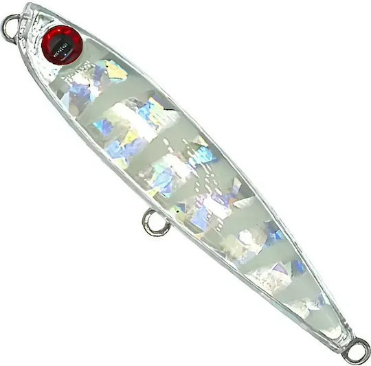 Soul Lures 80S Τεχνητό Δόλωμα Ψαράκι (Minnow) Φωσφοριζέ 16gr 08 Phantom Scale