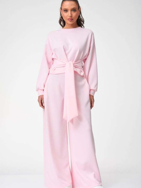 Damen Jogginghosen Rosa Set