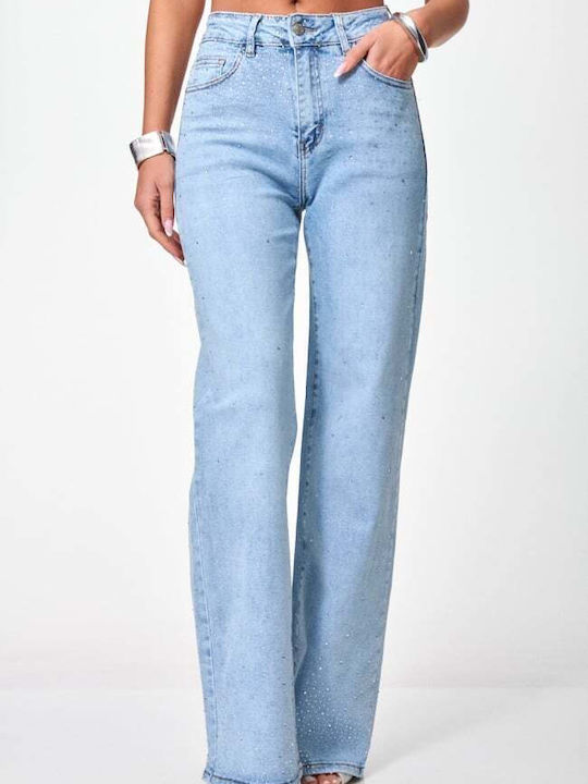 Women's Jean Pants in Wide Leg Style
