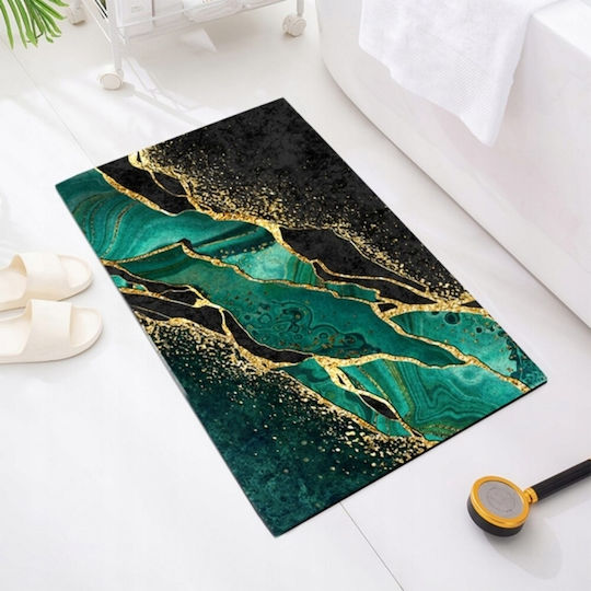 Неслизащ Бански Килим Зелен 60x100см