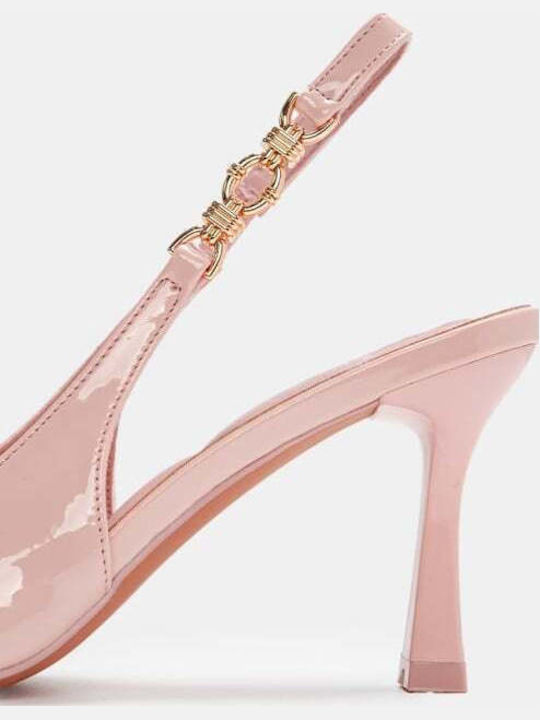 Pumps Aus Lackleder Rosa