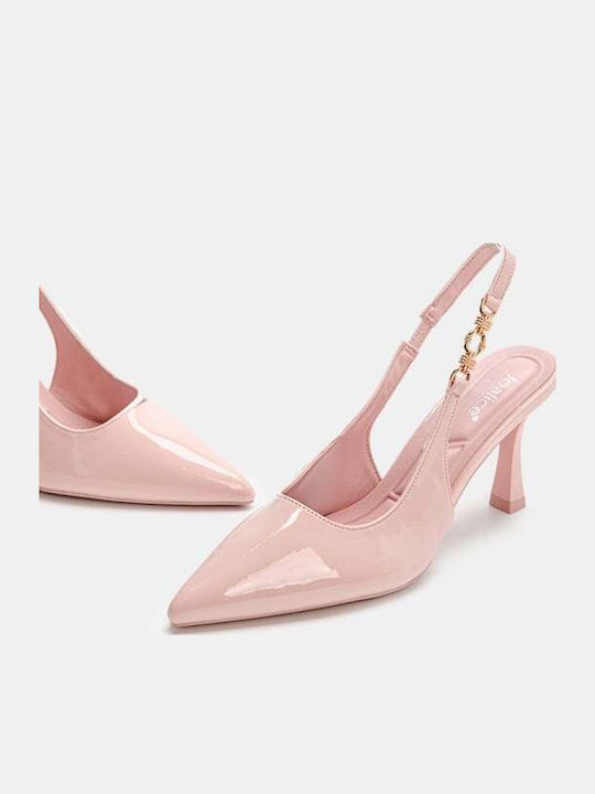 Pumps Aus Lackleder Rosa