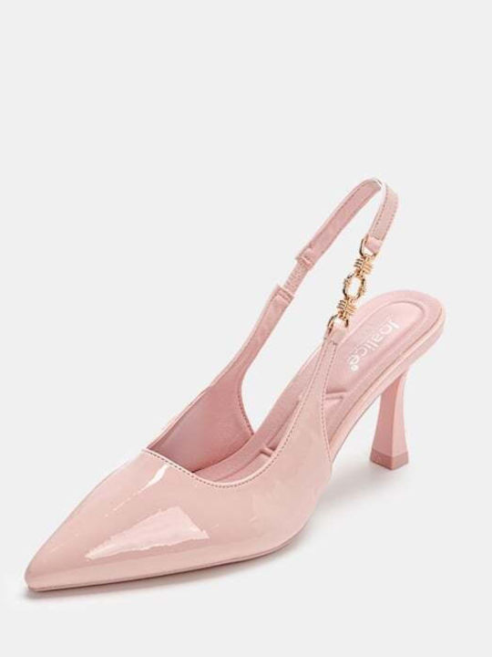 Pumps Aus Lackleder Rosa