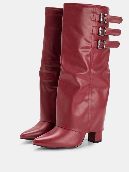 Cizme Dama Burgundy